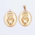 Wholesale Stainless Steel Catholic Religious Figure Gold Plated Pendant DIY Jewelry Accessories - Image 6