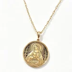 Wholesale Stainless Steel Pendant Necklace Religious Oil Painting Design Fashion Jewelry Unisex Gold Rose Gold Silver - Image 4