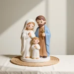 Christmas Nativity Scene Figurine Resin Craft Ornament Holy Family Manger Indoor Home Decoration Wholesale Gift - Image 2
