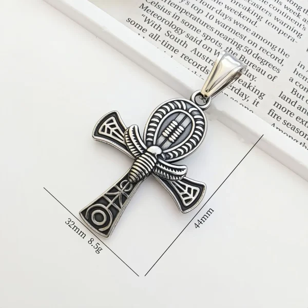 Wholesale Stainless Steel Cross Pendant Necklace Vintage Religious Jewelry Accessories Unisex DIY Gift