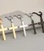 Wholesale Stainless Steel Double Layer Cross Necklace Titanium Steel Non Fading Fashion Jewelry Women Men Gift