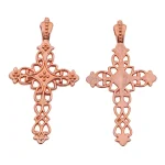 Catholic Hollow Cross Pendant in Zinc Alloy DIY Jewelry Accessory Fashion Charms - Image 5