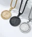 Stainless Steel Religious Pendant Necklace Exorcism St Benedict Amulet Titanium Steel Non Fading Unisex Jewelry Wholesal