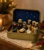 Mini Christmas Nativity Set in Tin Box