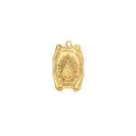 Wholesale Stainless Steel Matte Gold Embossed Key Pendant Charm Necklace Vintage Jewelry Accessories Unisex - Image 2