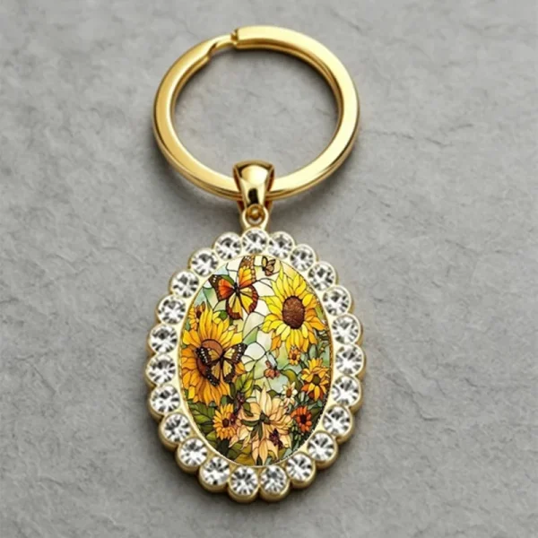 Wholesale Zinc Alloy Catholic Jesus Pattern Sticker Keychain Factory Direct Accessories