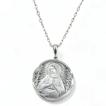 Wholesale Stainless Steel Pendant Necklace Religious Oil Painting Design Fashion Jewelry Unisex Gold Rose Gold Silver - Image 5