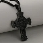 Wholesale Stainless Steel Cross Pendant Necklace Men Women Vintage Punk Jewelry DIY Accessories - Image 3