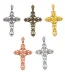 Catholic Hollow Cross Pendant in Zinc Alloy DIY Jewelry Accessory Fashion Charms