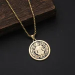 Wholesale Stainless Steel St Benedict Exorcism Pendant Necklace Religious Jewelry Men Women Unisex Cross Charm - Image 4