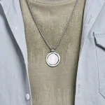 Stainless Steel Religious Pendant Necklace Exorcism St Benedict Amulet Titanium Steel Non Fading Unisex Jewelry Wholesale - Image 4