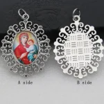 Wholesale Zinc Alloy Mini Photo Frame Pendant Charm DIY Jewelry Keychain Bag Phone Decoration Accessories - Image 2