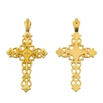 Catholic Hollow Cross Pendant in Zinc Alloy DIY Jewelry Accessory Fashion Charms - Image 3
