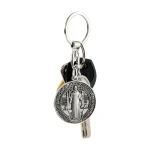 Wholesale Zinc Alloy Double Sided Cross Pastor Virgin Mary Charm Keychain Retro Religious Keychain Key Ring Accessory - Image 4