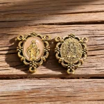 Wholesale Zinc Alloy Enamel Human Figure Pendant Charm DIY Jewelry Accessories Vintage Multicolor Three Hole Connector - Image 5