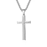 Wholesale Stainless Steel Cross Pendant Necklace Men Fashion Jewelry Titanium Steel Charm Minimalist Hip Hop Rock Accessories - Image 5