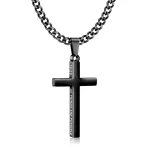 Wholesale Stainless Steel Cross Necklace Mens Religious Jewelry Gold Black Silver Color Pendant Chain Fashion Accessories - Image 4