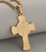 Wholesale Stainless Steel Cross Pendant Necklace Men Women Vintage Punk Jewelry DIY Accessories