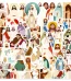 50pcs Cartoon Stickers Waterproof Decals for Notebook Phone Case Skateboard Scrapbook DIY Craft Wholesale
