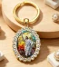 Wholesale Zinc Alloy Catholic Jesus Pattern Sticker Keychain Factory Direct Accessories