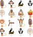 Bible series water cup straw cap 10mm universal, cartoon straw plug soft straw cap