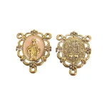 Wholesale Zinc Alloy Enamel Human Figure Pendant Charm DIY Jewelry Accessories Vintage Multicolor Three Hole Connector - Image 3