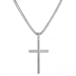 Wholesale Stainless Steel Cross Pendant Necklace Titanium Steel Gold Plated Men Women Fashion Jewelry - Image 5