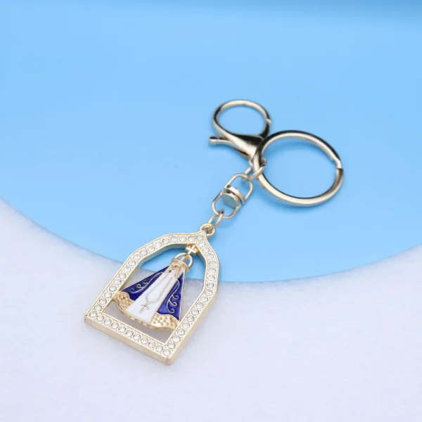 Wholesale Zinc Alloy Vintage Embossed Rose Gold Keychain Charm Keychain Key Ring Accessories Gift