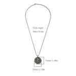 Wholesale Stainless Steel Cross Pendant Necklace Punk Hip Hop Men Women Fashion Jewelry Accessories - Image 4