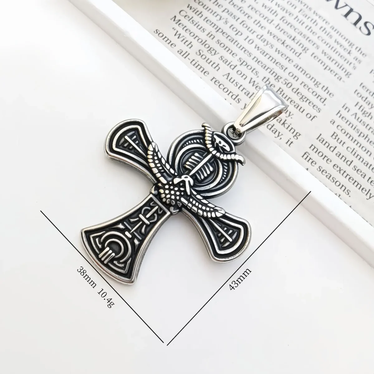 Wholesale Stainless Steel Cross Pendant Necklace Vintage Religious Jewelry Accessories Unisex DIY Gift - Image 4