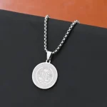 Wholesale Stainless Steel Cross Medal Pendant Necklace Vintage Religious Men Women Titanium Steel Jewelry Accessories - Image 3